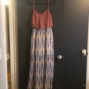 Patterned Maxi Dress